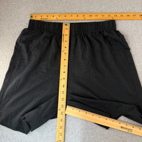 Chicos Black Womens Elastic Waist Pima Cotton Shorts Size 1 / US Size Medium - Picture 5 of 10